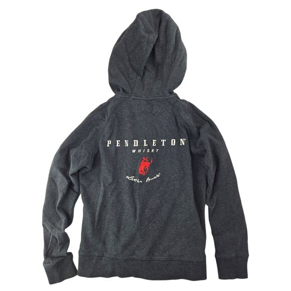 Pendleton | Gray 'Let'er Buck' Whiskey Hoodie | Size XS - Picture 6 of 6